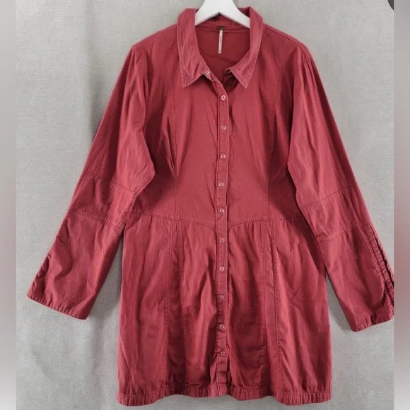 Free people Thea mini shirt dress preloved - Picture 3 of 6